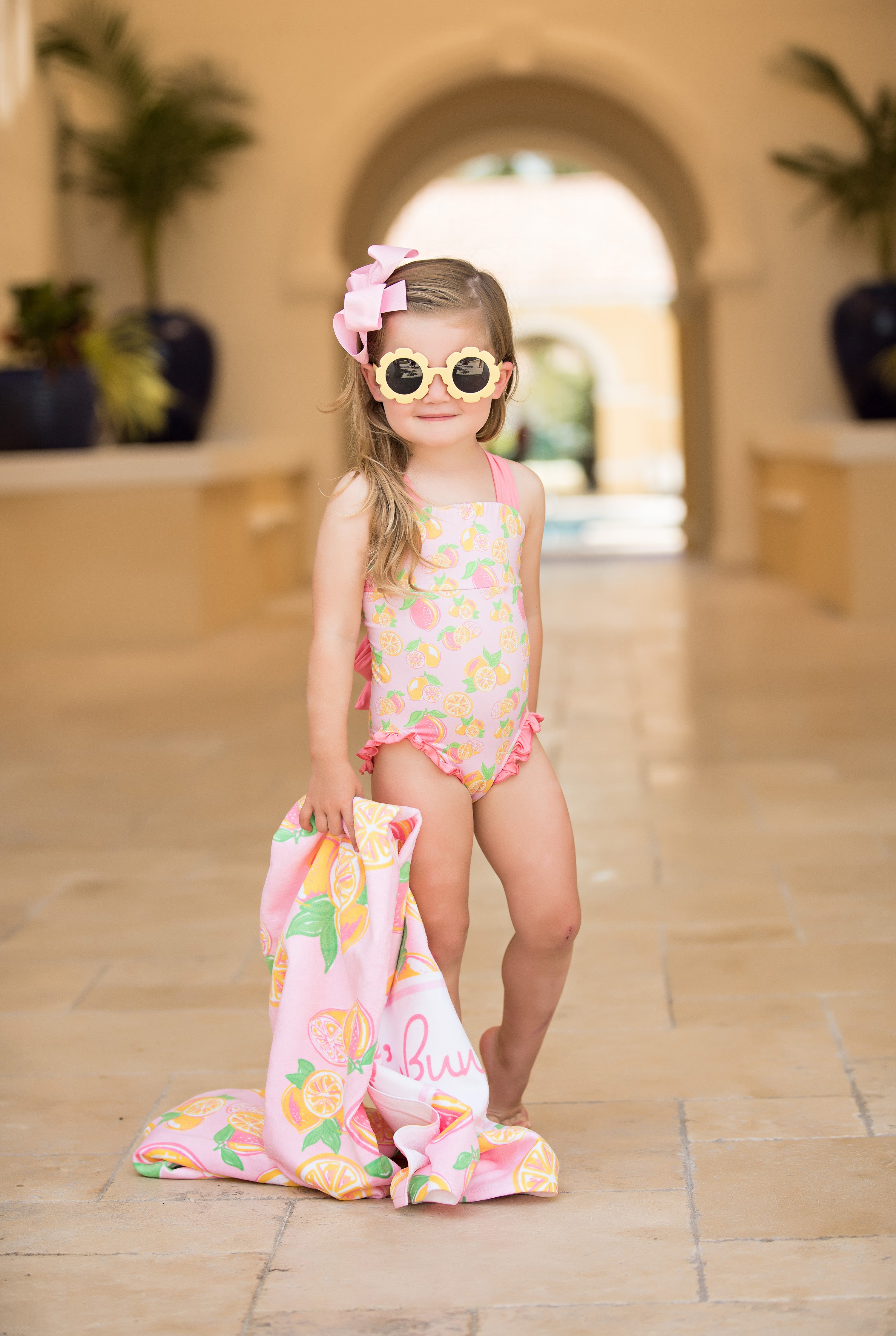 Pink Lemonade Beach Towel