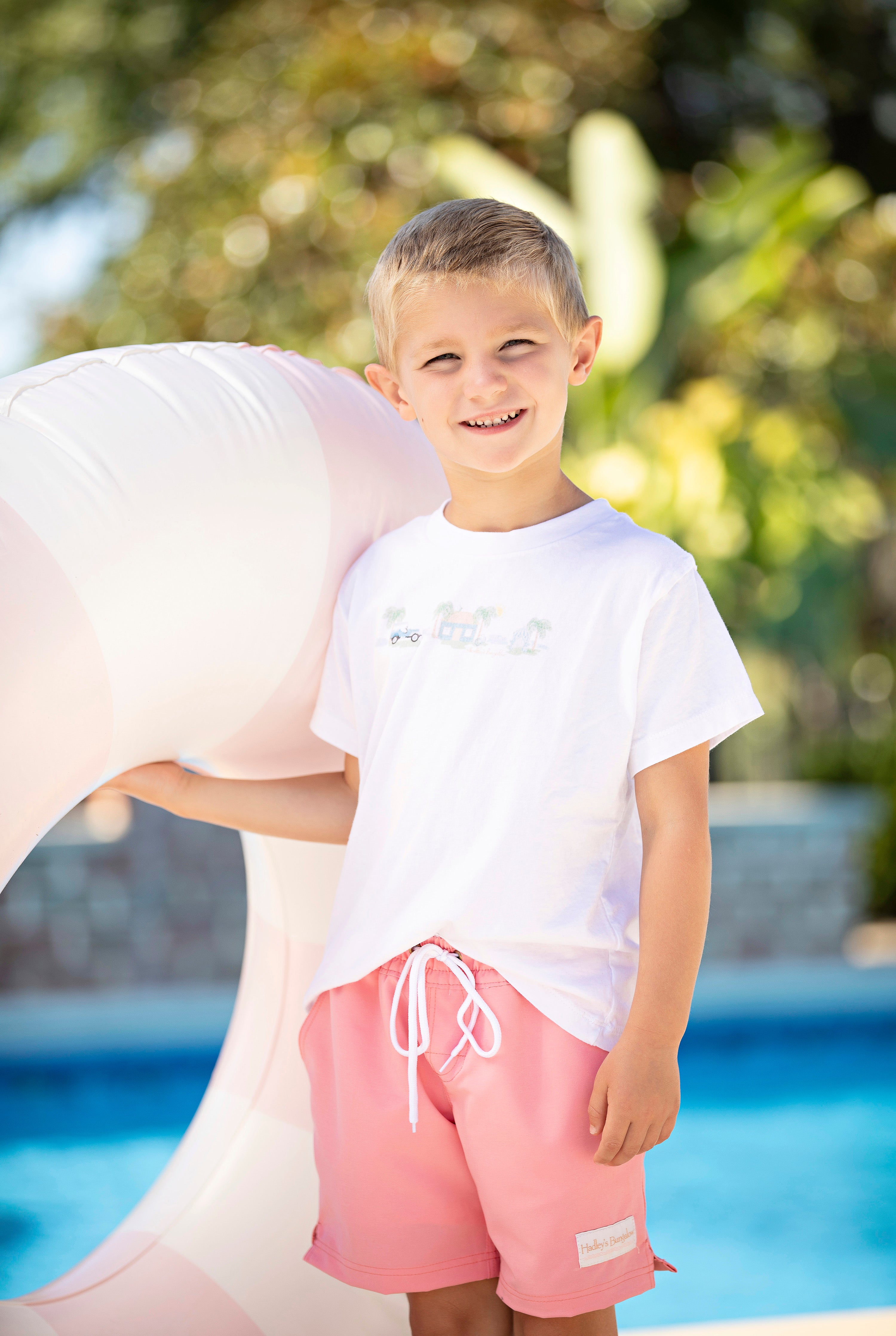 John John Boys Pink Lemonade