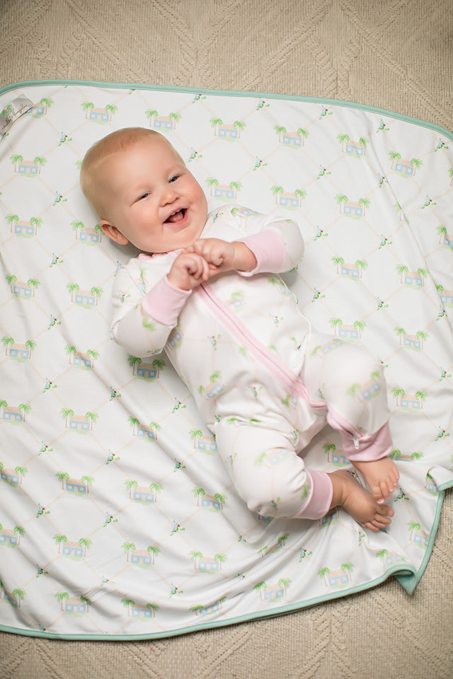 Signature Print Soft Pink Sleeper