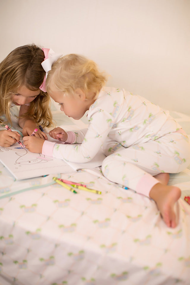 Signature Print Soft Pink Blankie