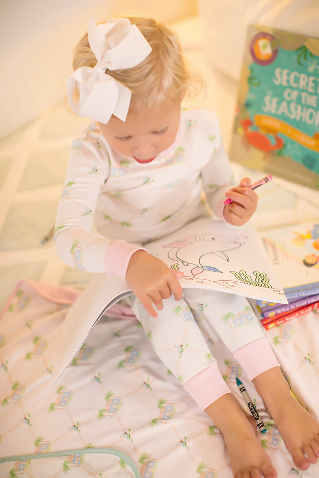 Signature Print Soft Pink Blankie