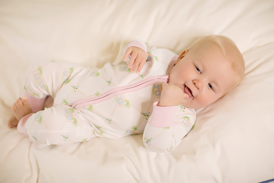 Signature Print Soft Pink Sleeper