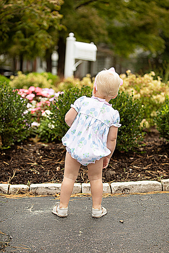 Sweet Hydrangea Girls Bubble Outfit
