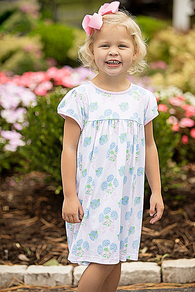 Sweet Hydrangea Girls Dress