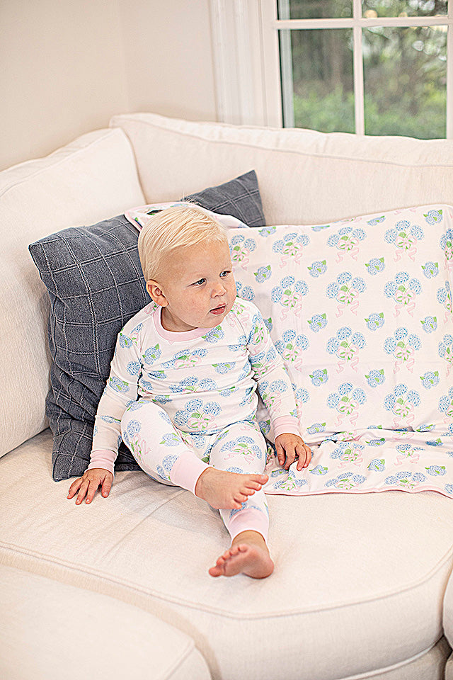 Sweet Hydrangea Blankie