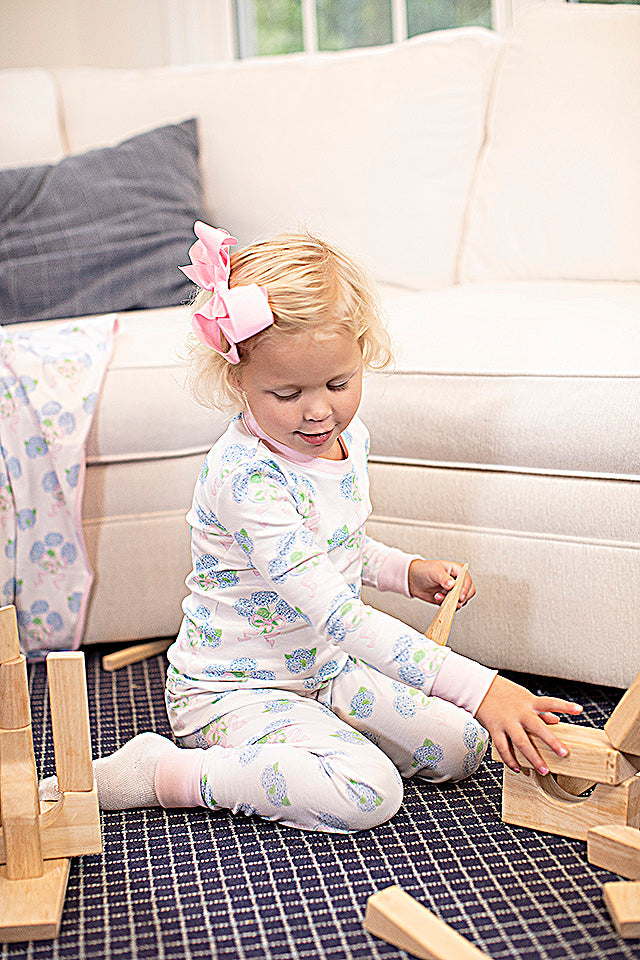 Sweet Hydrangea Girls Long Set