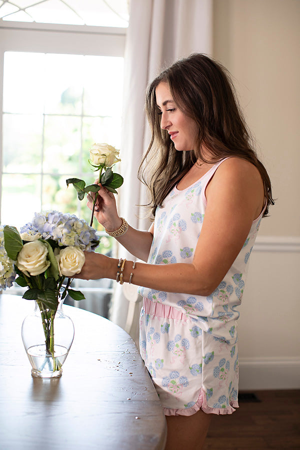 Sweet Hydrangea Women's Tank Set