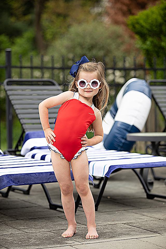 Madeline Two Summer Suit Patriot Collection