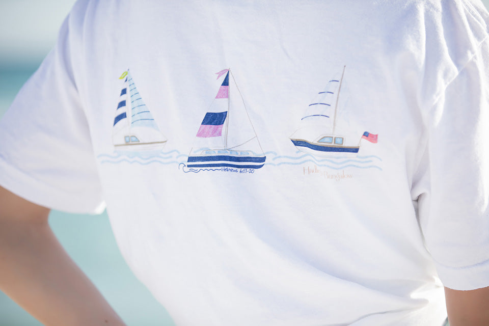 Caribbean Regatta Comfort Color Unisex T-Shirt in White