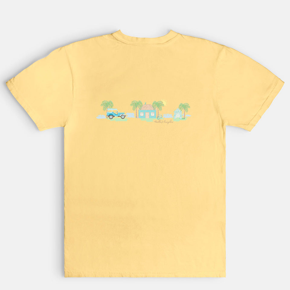 Hadley's Bungalow Comfort Color Unisex T-Shirt in Yellow