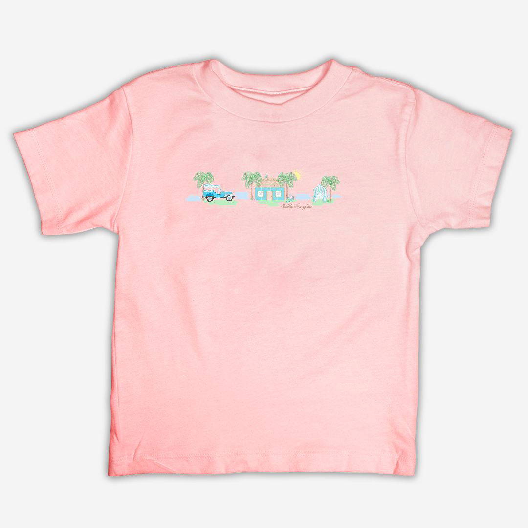 Hadley's Bungalow Bella Canvas Toddler Unisex T-shirt in Pink