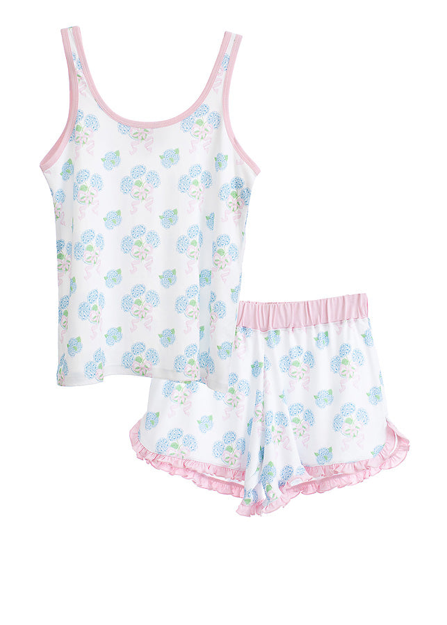 Sweet Hydrangea Women's Tank Set