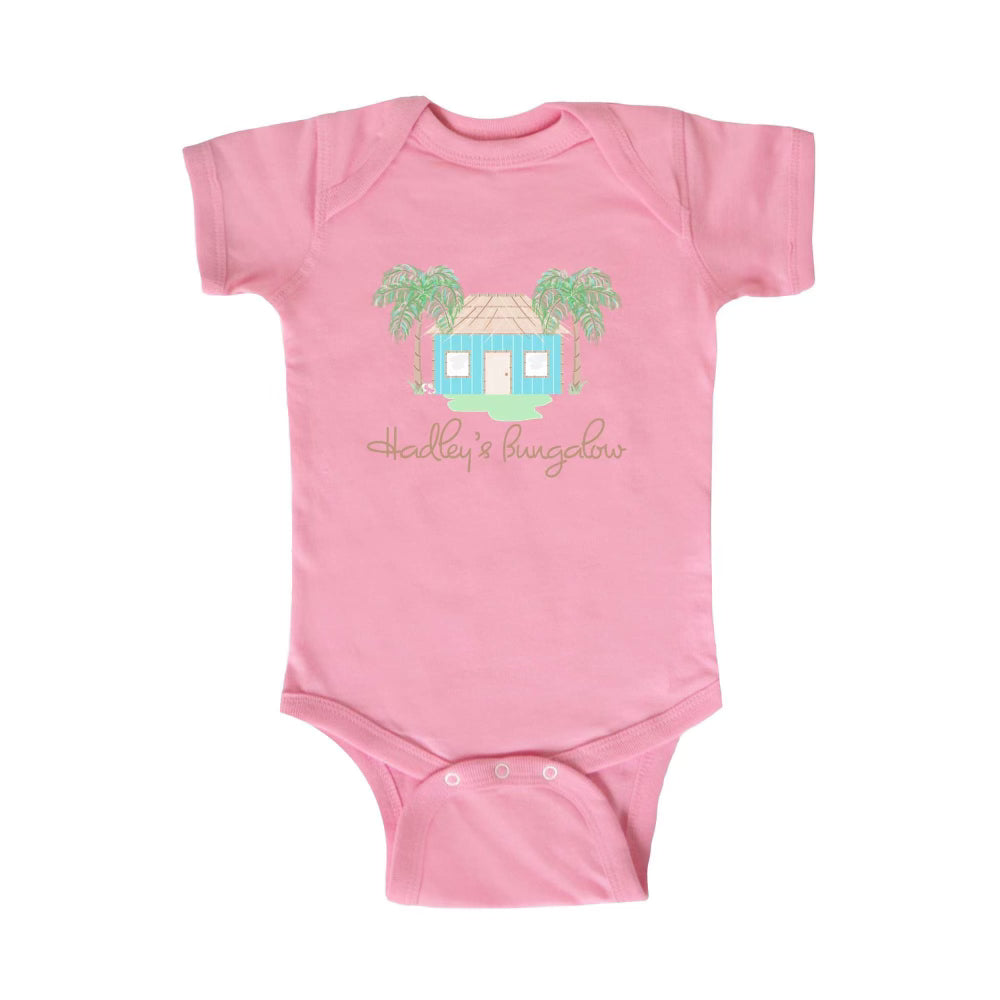 Hadley's Bungalow Baby One Piece in Pink