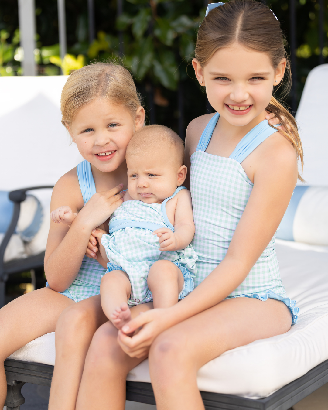 Campbell Bubble Green Gingham