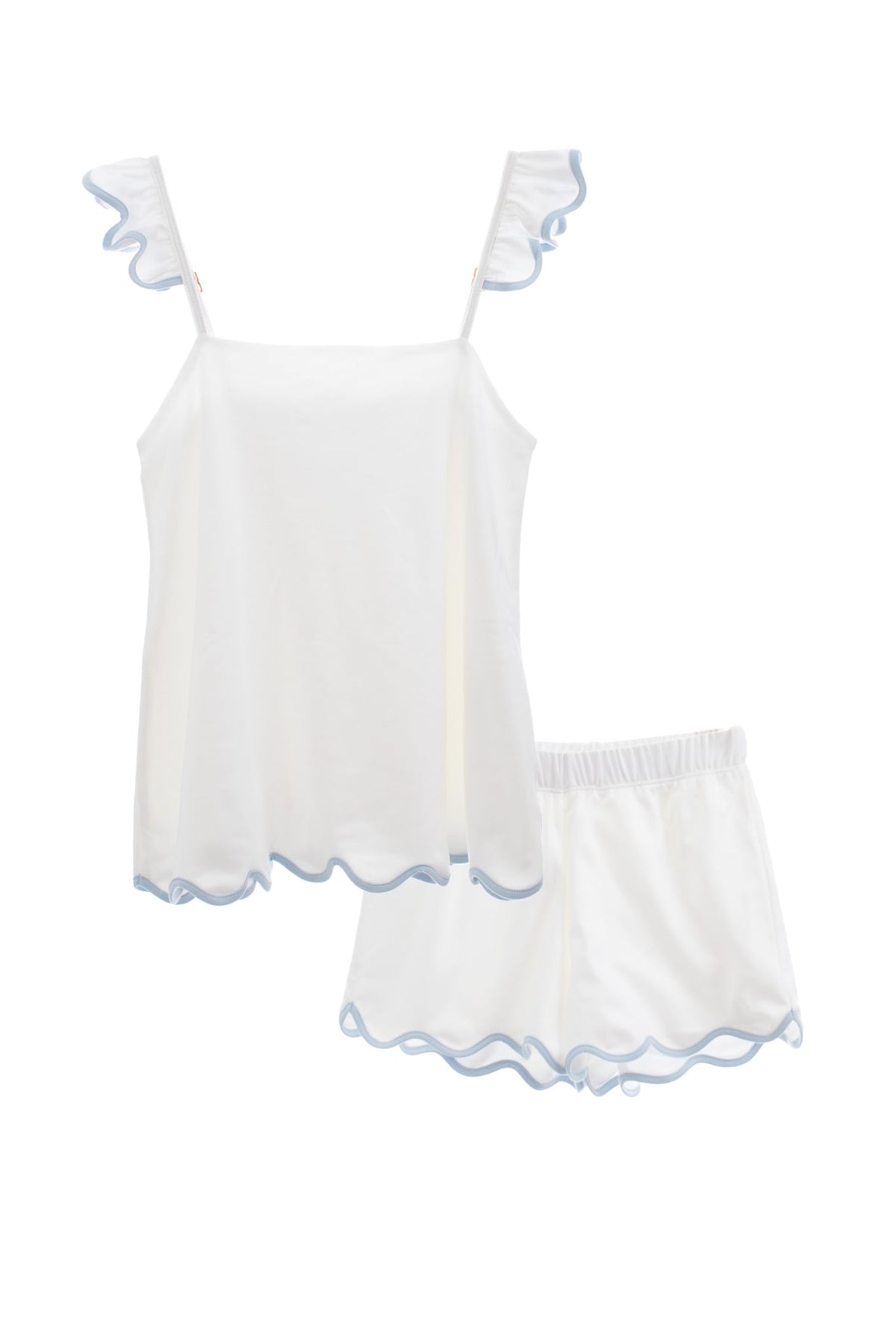 Bridal Scallop Tank Set