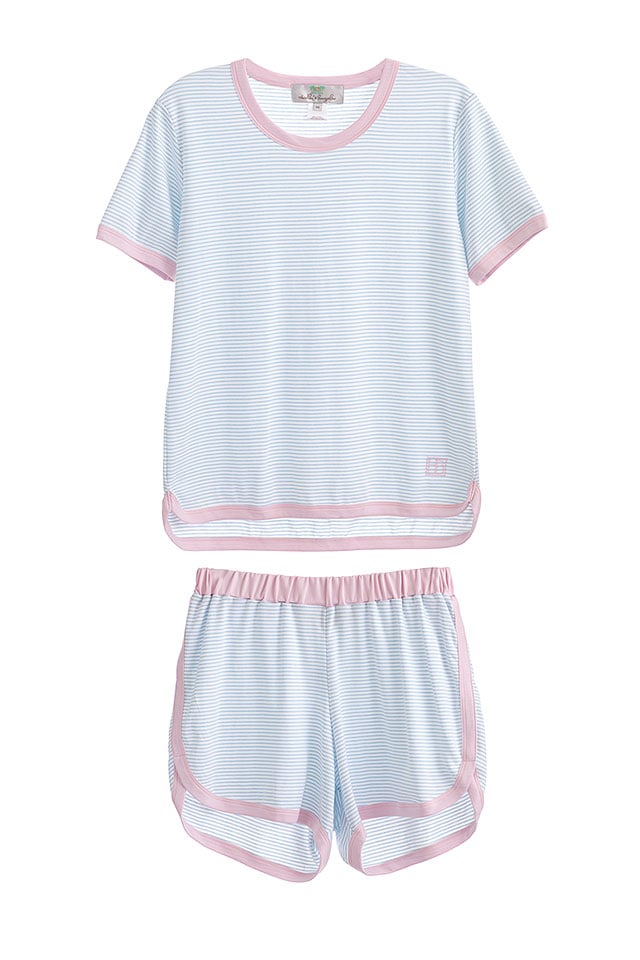 Emerald Coast Seaside Stripe Short Set