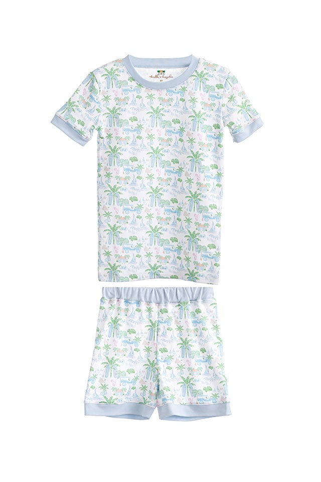 Emerald Coast Short Set in Blue