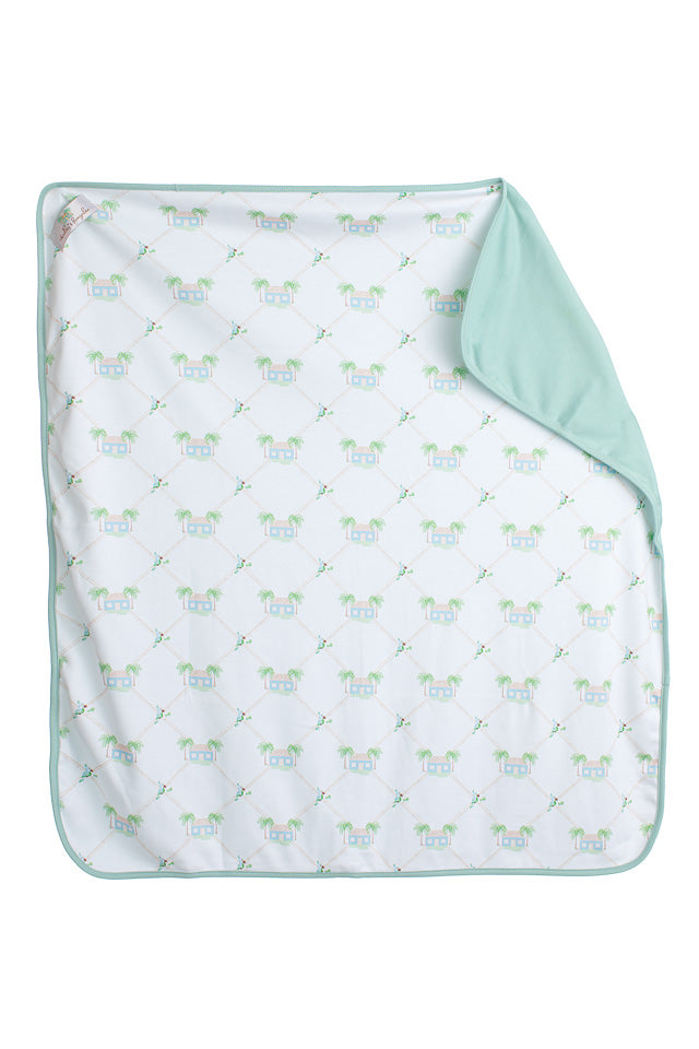 Signature Print Cozy Green Blankie
