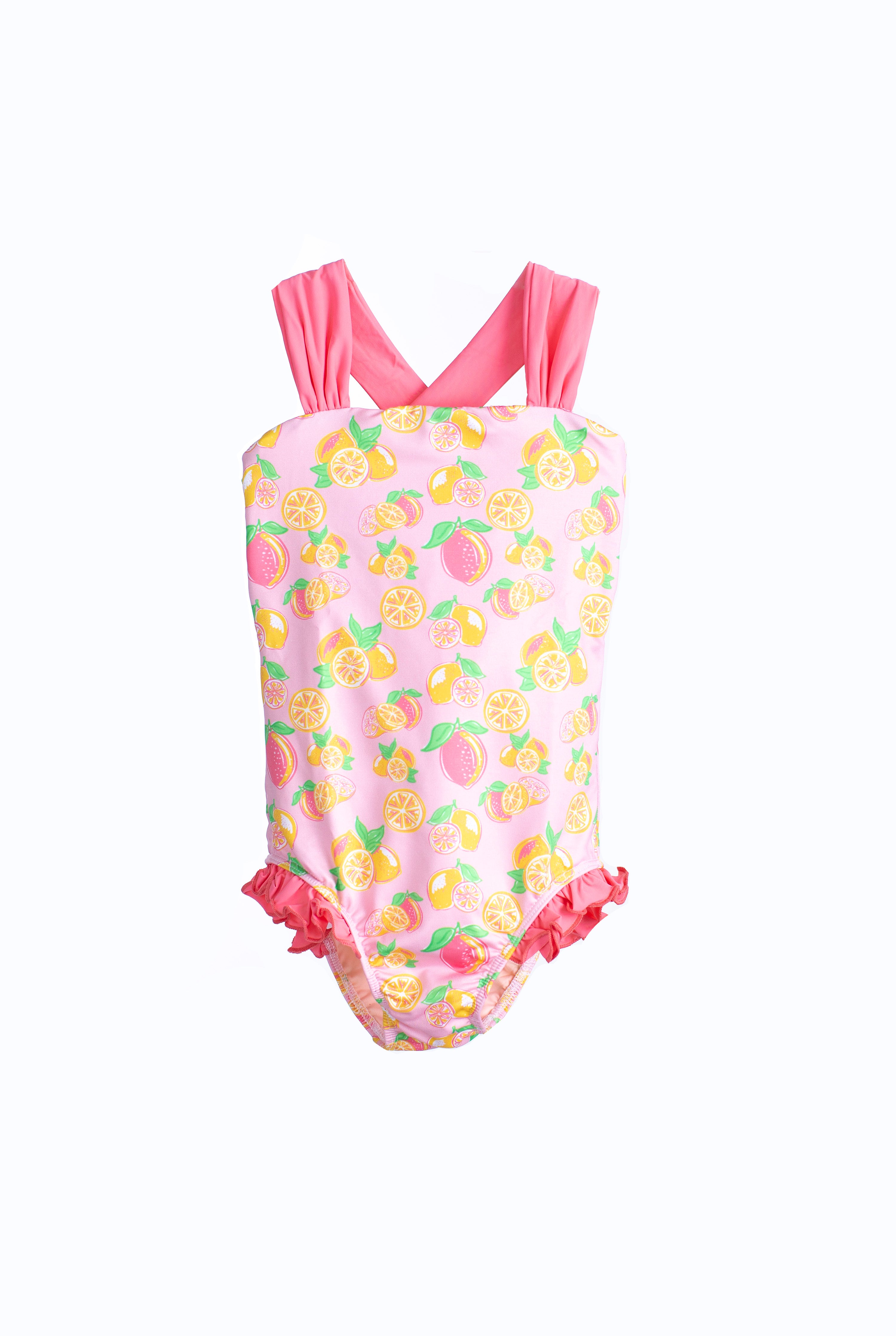 Madeline Two Summer Suit Pink Lemonade
