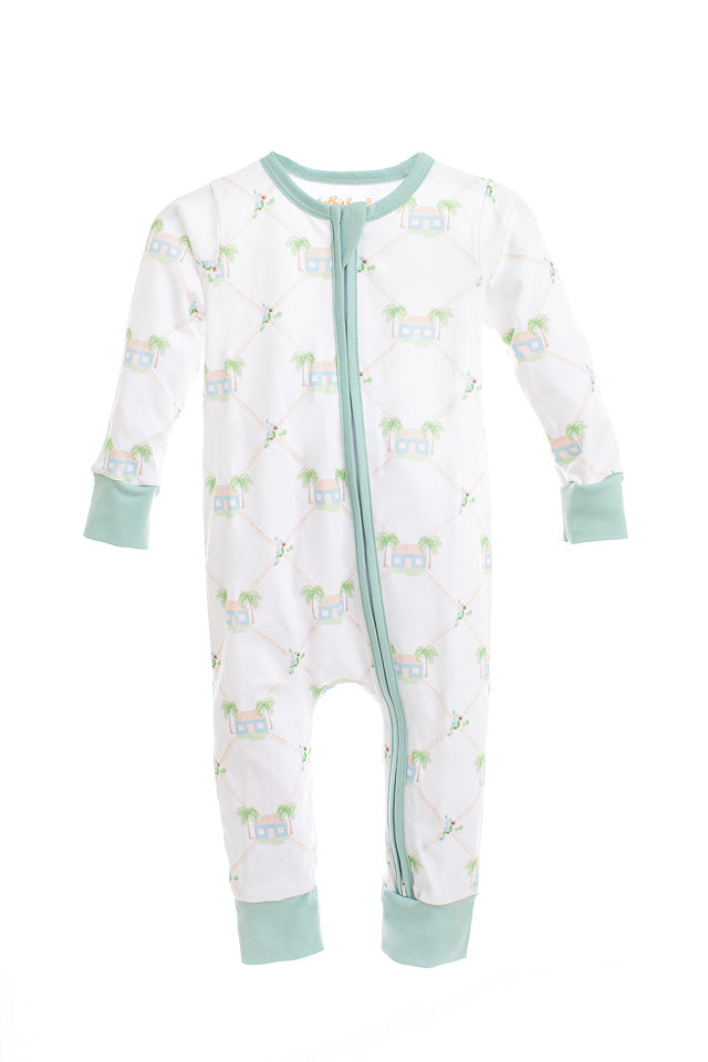 Signature Print Cozy Green Sleeper