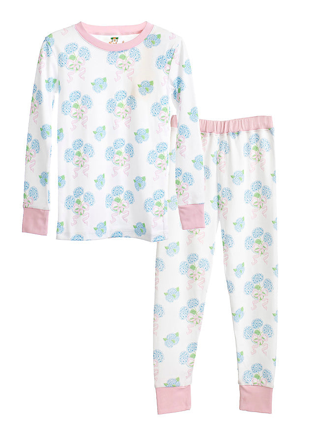 Sweet Hydrangea Girls Long Set