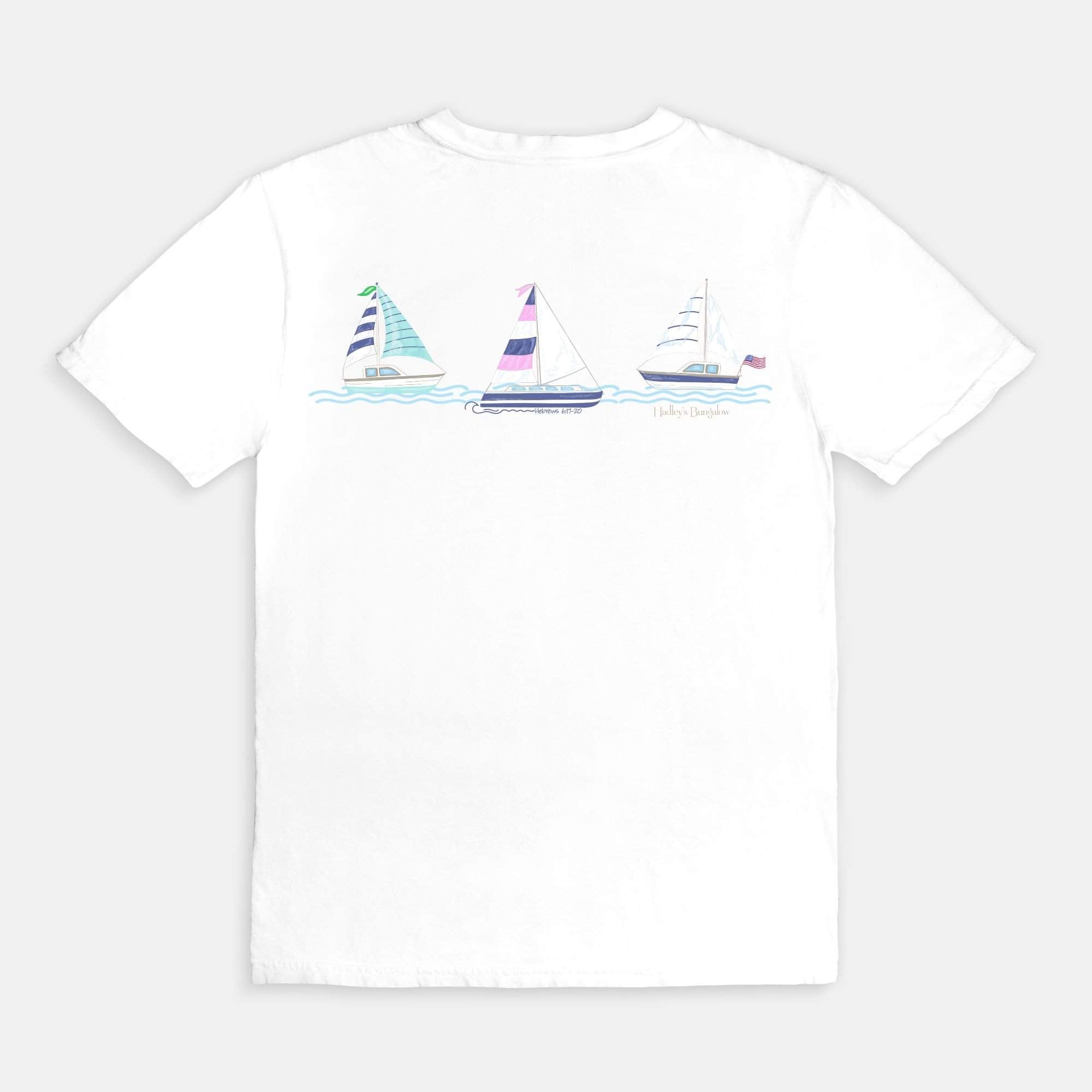 Caribbean Regatta Comfort Color Unisex T-Shirt in White