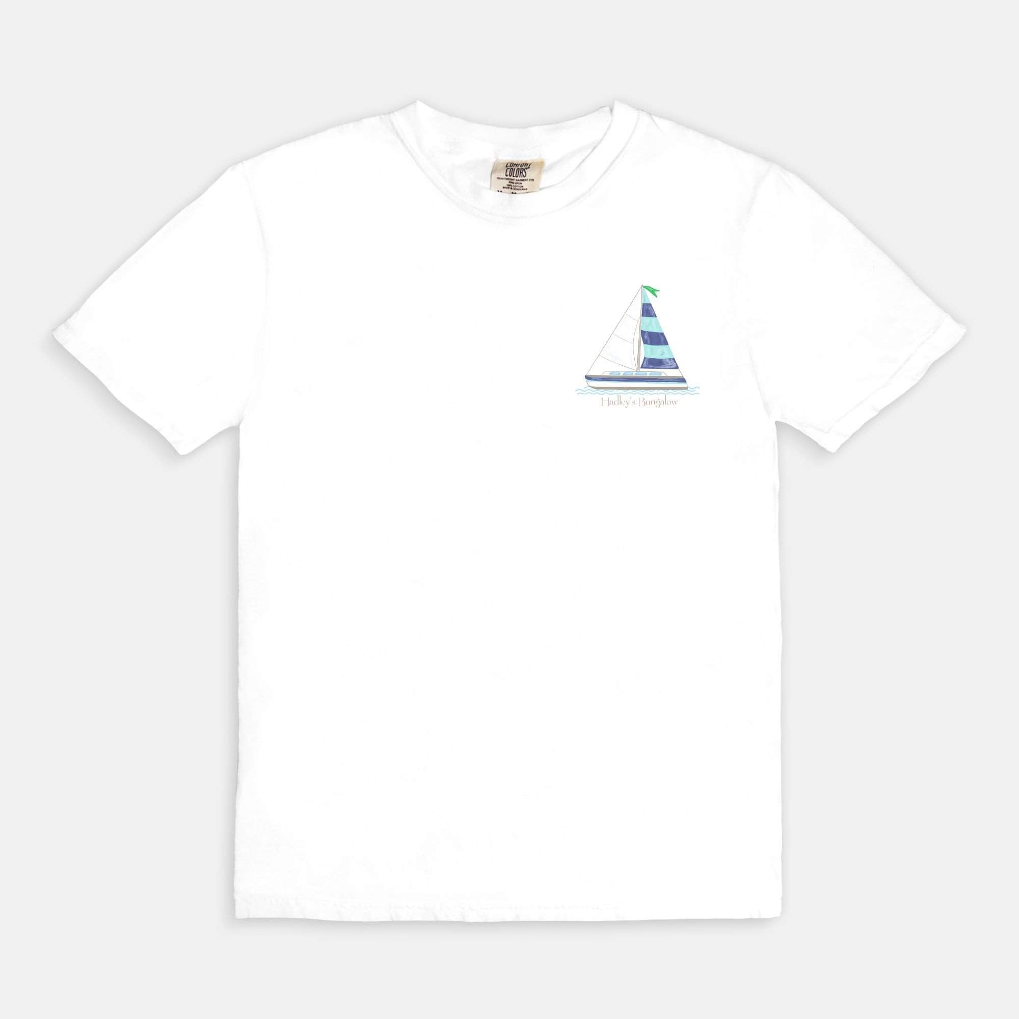 Caribbean Regatta Comfort Color Unisex T-Shirt in White