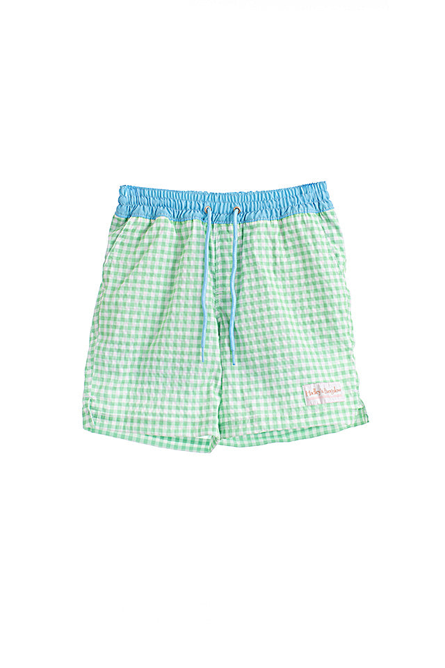 John John Boys Green Gingham