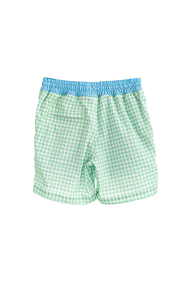 John John Boys Green Gingham