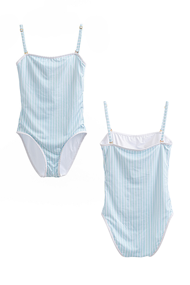 Bermuda Stripe Hannah One-Piece Suit