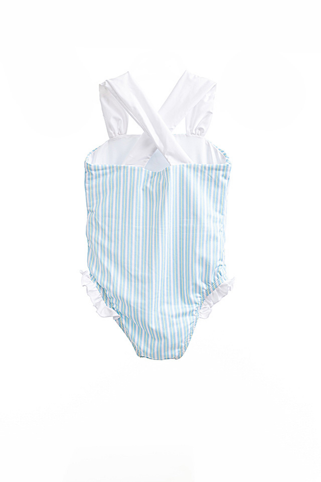 Bermuda Stripe Hadley Girls Suit