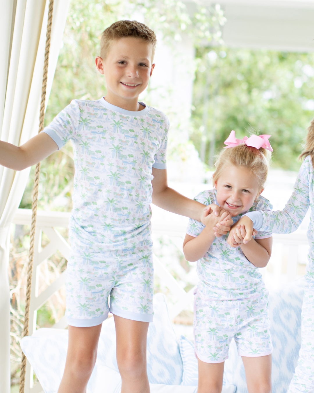 Emerald Coast Short Set in Blue