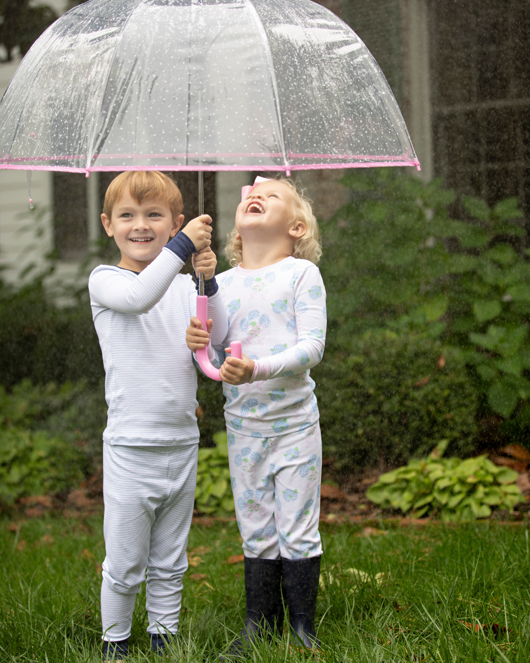 Sweet Hydrangea Girls Long Set